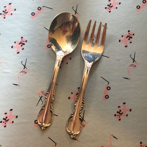Child’s plate & flatware circa 1950; My own plate by international silve… - Picture 9 of 9